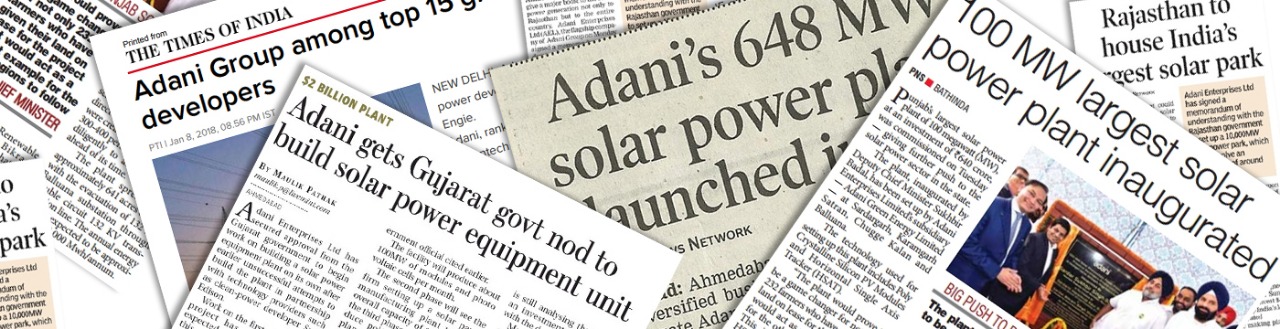 Media Coverage | Adani Green Energy Limited